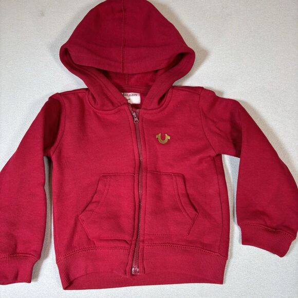 True Religion Buddha Jogger Toddler Boys Size 24M Jacket Sweatpants 3 Pc Bundle - Picture 2 of 7